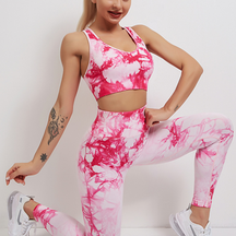 TieDye PushUp Leggings Sets